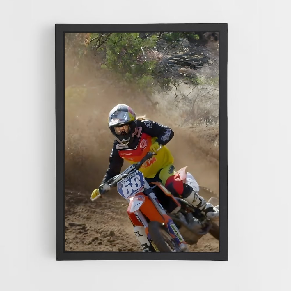 Poster Dirt Track Legend – affiche Motocross freestyle (vue 2)
